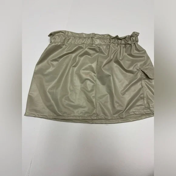 NWT ⚜️ Just Polly NY Forever 21 Toggle Drawstring Mini Skirt size L - Picture 14 of 15